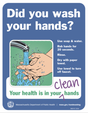 flier with title Did you wash your hands?