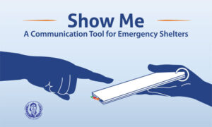 cover of book: "Show Me: A communication tool for emergency shelters"
